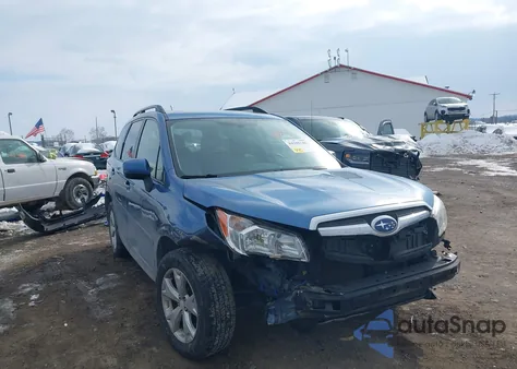 2015 Subaru Forester 2.5I Premium z USA, uszkodzony, nr VIN JF2SJADC1FH829350